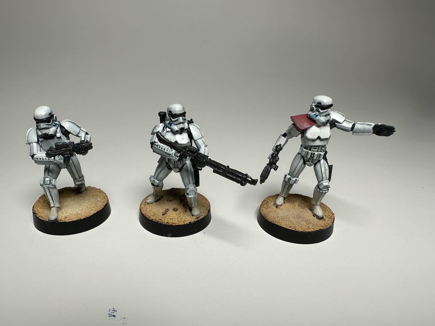 Photo of a painted Stormtrooper figures